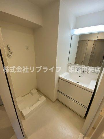 クロスフロント十二所線の洗面所
