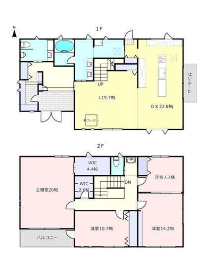 【間取り】 | 南牛川1丁目戸建