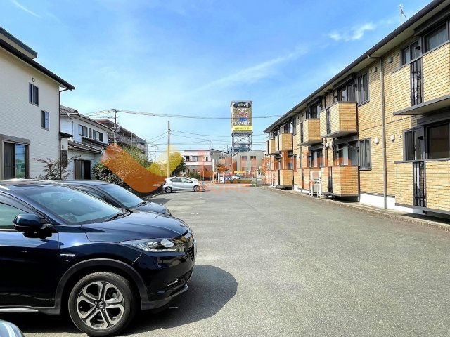 グロワール東合川の駐車場