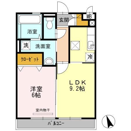 メゾン木棉葉の間取り