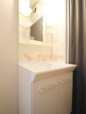 【独立洗面台】 | アトラスB棟 | 独立洗面化粧台が付いています