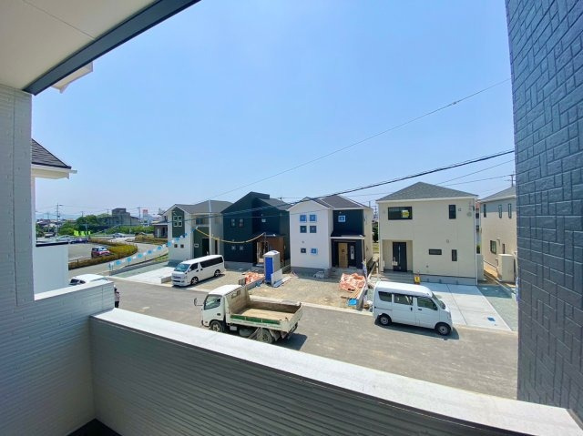 柳川市三橋町蒲船津の新築一戸建の展望|南面バルコニーなので日当たりも良好です