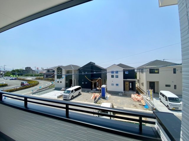 柳川市三橋町蒲船津の新築一戸建の展望|バルコニーからの眺望です