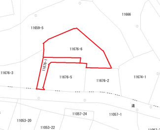 【土地図】 | 鹿屋市上谷町　売地(全2筆)