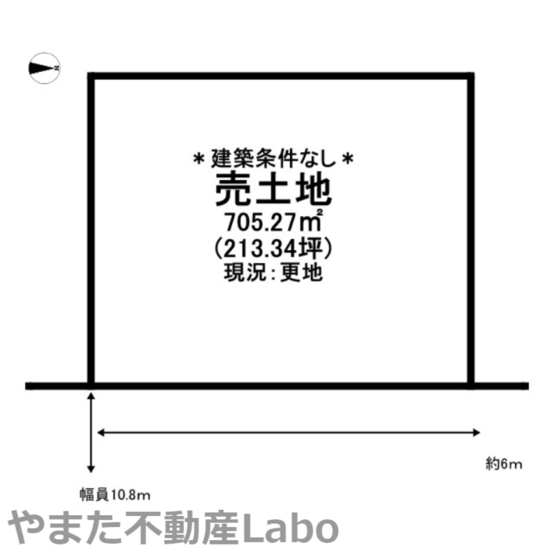 岩美郡岩美町牧谷土地の土地図