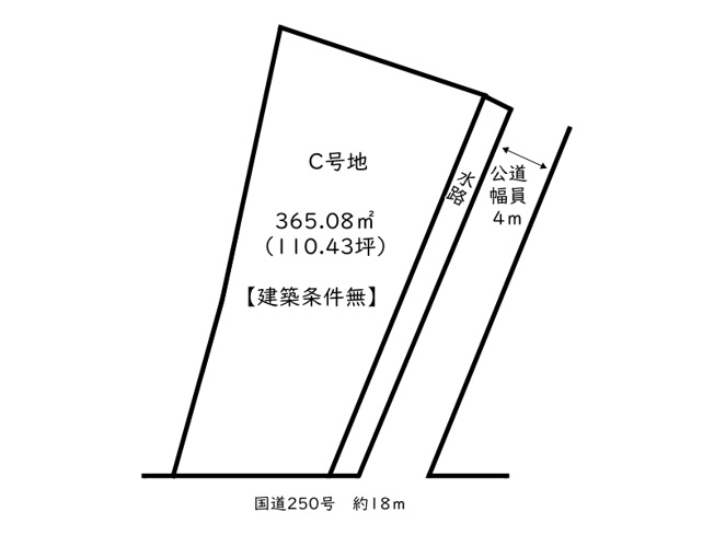【土地図】 | 姫路市網干区新在家／3区画