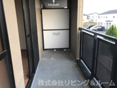 【バルコニー】 | ふらわ～ガーデン・波崎Ｂ | ベランダ