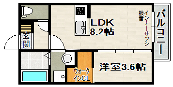 NOVANTA宝塚の間取り