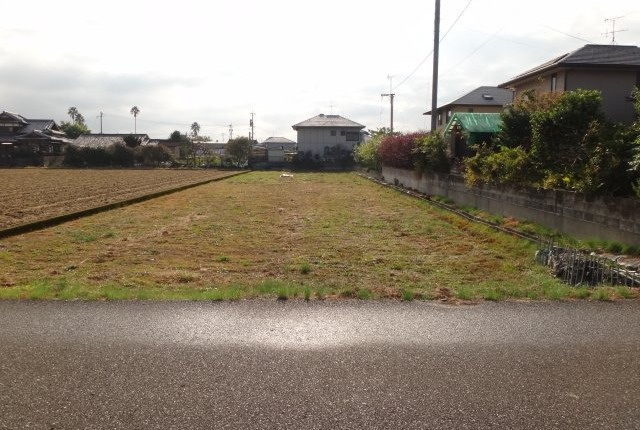 八代市鏡町売地の外観|物件の外観です。北東側道路から撮影