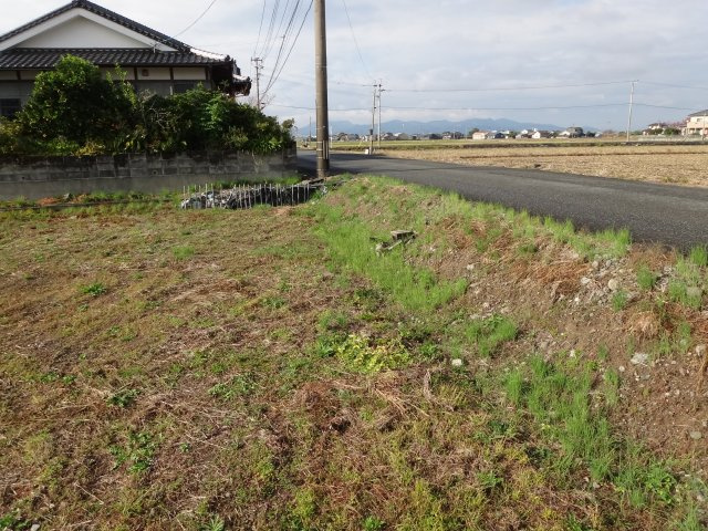 八代市鏡町売地の外観|南東側から撮影