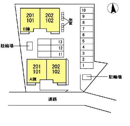 ルピーノBの区画図
