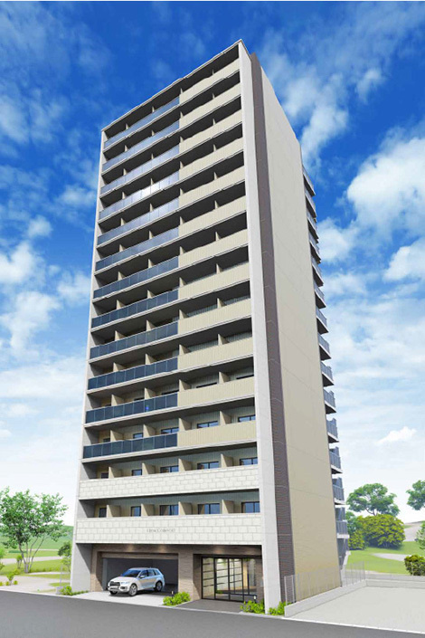 レオンコンフォート神戸駅前のエントランス