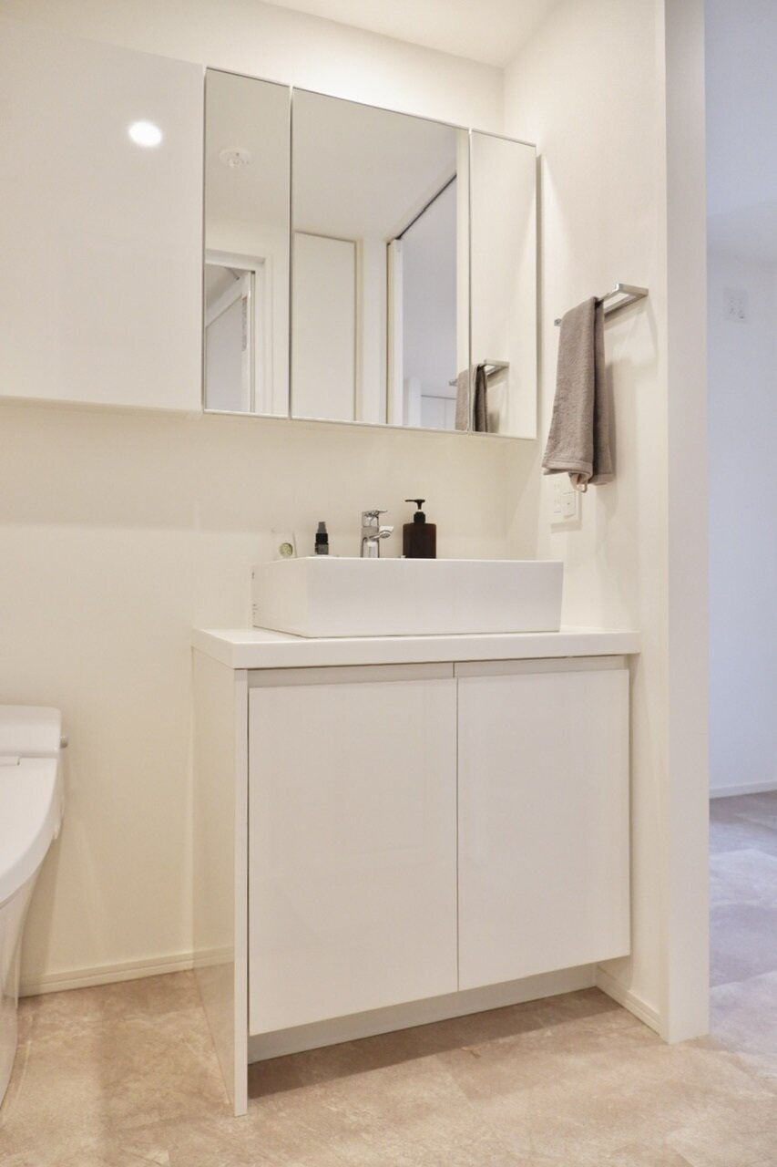 プライムメゾン森下WESTの独立洗面台