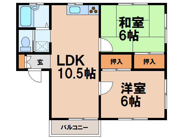 【間取り】 | コーポスズケン
