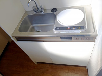 【キッチン】 | 柳コーポ第一 | IH1口コンロのキッチン