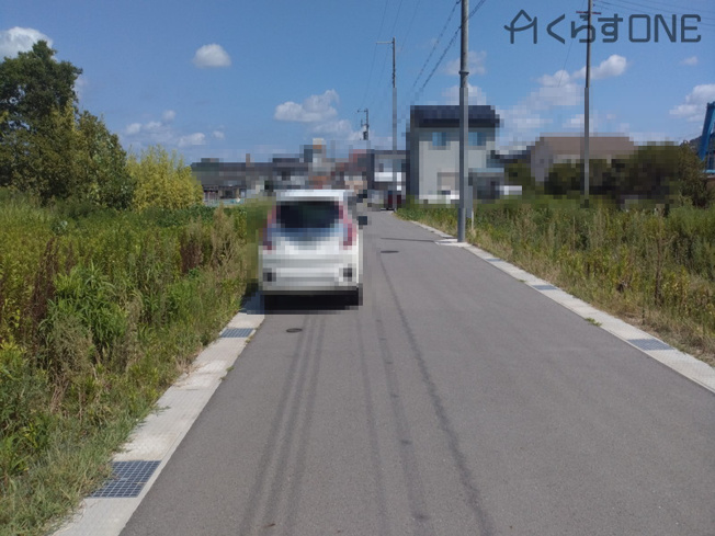 【前面道路含む現地写真】 | ロワイヤルヴィラ網干区高田Ⅰ期／全21区画 | 分譲地全体写真です