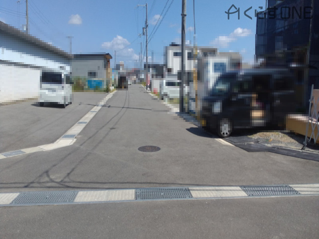 【前面道路含む現地写真】 | ロワイヤルヴィラ網干区高田Ⅰ期／全21区画 | 分譲地全体写真です