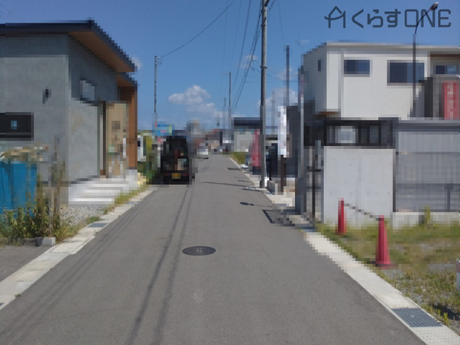 【前面道路含む現地写真】 | ロワイヤルヴィラ網干区高田Ⅰ期／全21区画 | 分譲地全体写真です