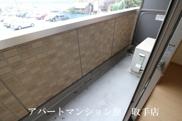 クレールⅣのバルコニー