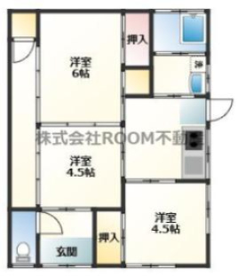 曽於市財部町南俣の一戸建ての間取り|建物外観を気になさる方へ、見た目の良い物件です