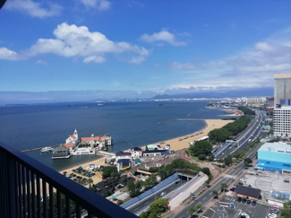 【展望】 | 開放感抜群のオーシャンビュー。高層階なので遠くまで見渡せます