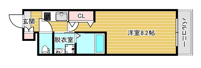 【間取り】 | D-Ｓｑｕａｒｅ深江本町