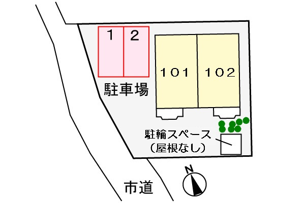 【区画図】 | アーコレイド | 駐車場