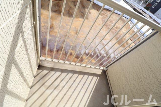 コーポ蘭のバルコニー|同建物内、別の部屋の写真です