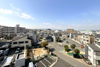 【展望】 | ユニライフ宇治六番館 | 【マンションからの眺望】5階部分ですので眺望も良好です。