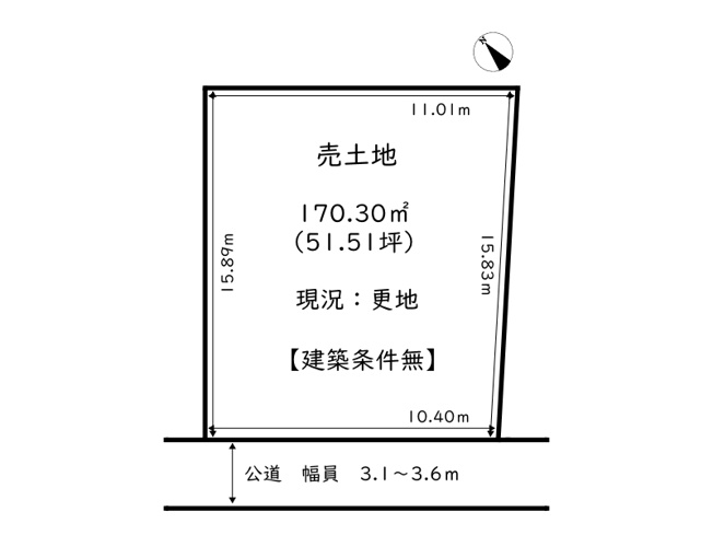 【土地図】 | 姫路市網干区新在家／売土地