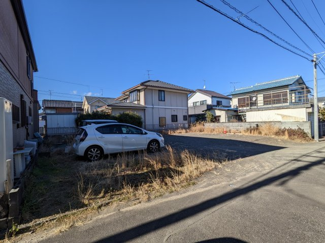 売土地　焼津市三ケ名の前面道路含む現地写真|静かな住宅地です。