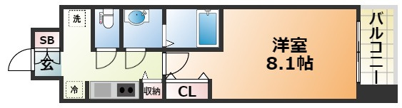 W-STYLE神戸Ⅱの間取り