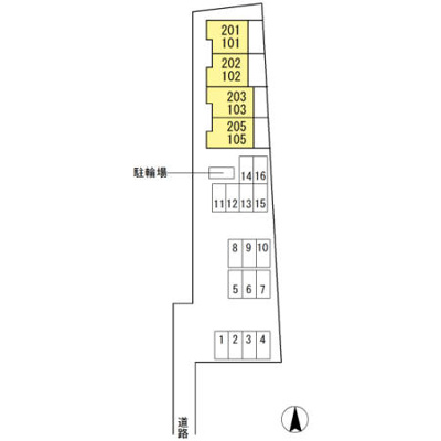【区画図】 | D-room愛光町