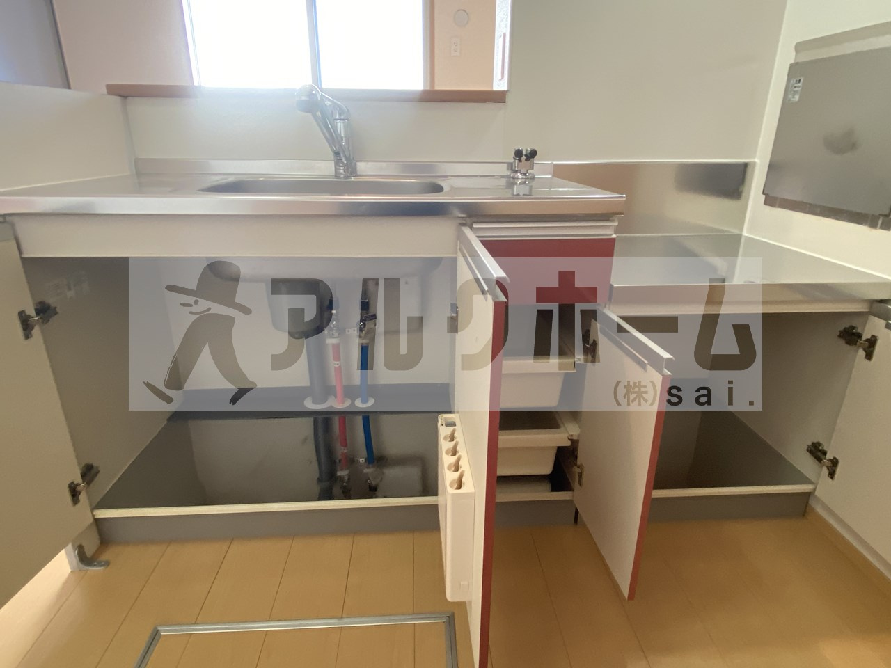 レフィナードカルチェC棟のキッチン