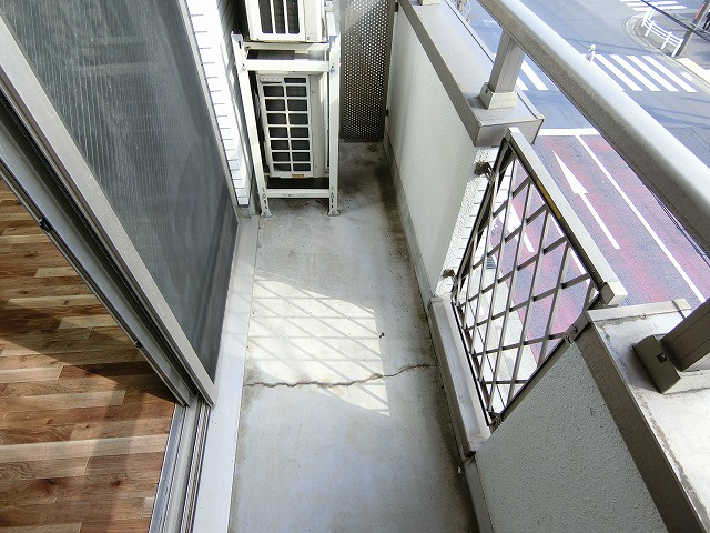 パルティール昭島のバルコニー