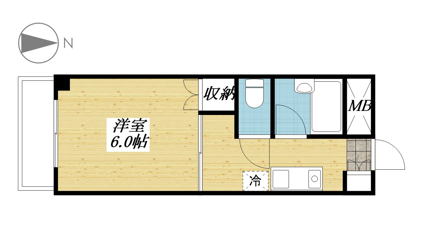 パルティール昭島の間取り