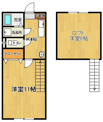ユノソハイツの間取り