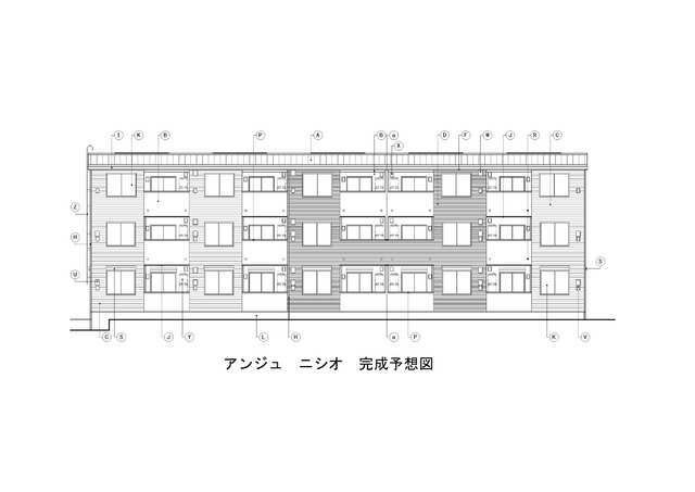 【外観パース】 | アンジュ　ニシオ