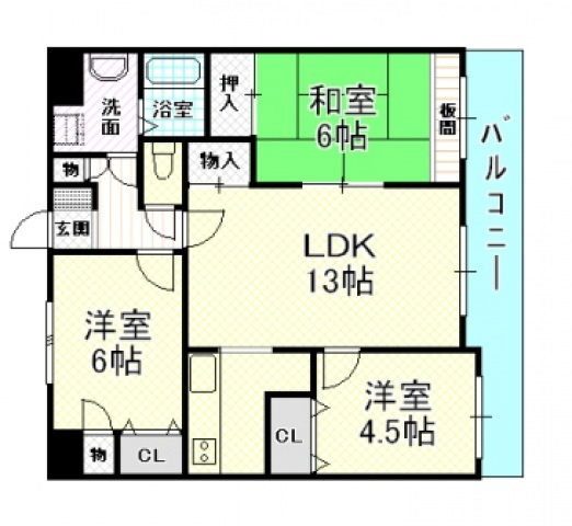 【間取り】 | グレープヒル安堂