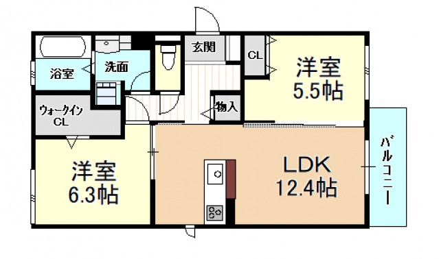 【間取り】 | リーブル志紀