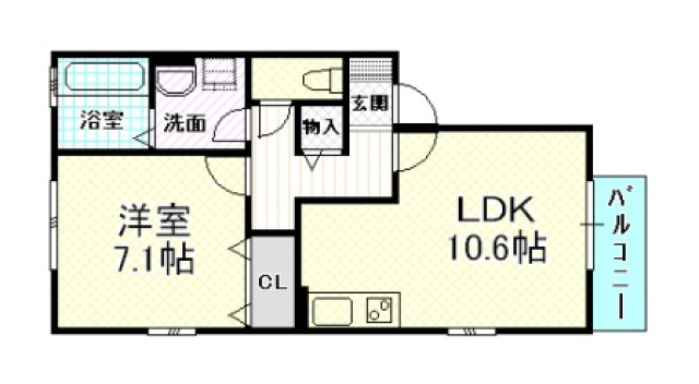 【間取り】 | ルミエール・Ｋ