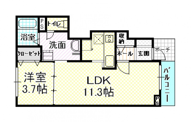 【間取り】 | セレノアロッジオⅡ