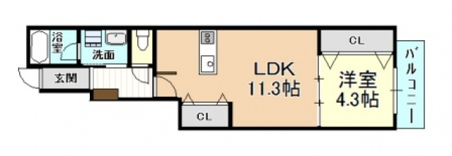 【間取り】 | ルミエールＫ