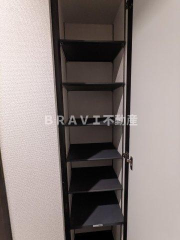 アスヴェル大阪城WESTⅡ BRAVI不動産の玄関|【アスヴェル大阪城WESTⅡ】シューズボックスもあり