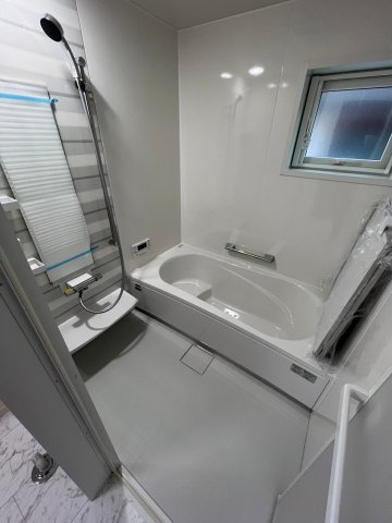 新築建売　盛岡市津志田の浴室|日頃の疲れを癒すゆったりとした浴室。