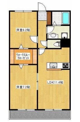 クロノス31田井島の間取り