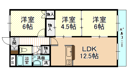 【間取り】 | エクシードパレス