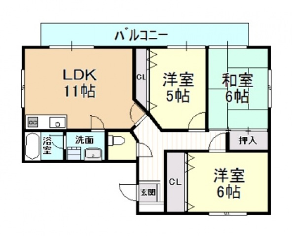 【間取り】 | ラクーンハウス柏原