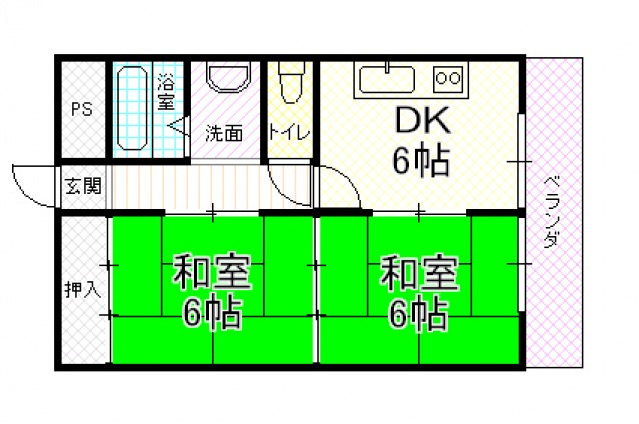 【間取り】 | マノハイツ