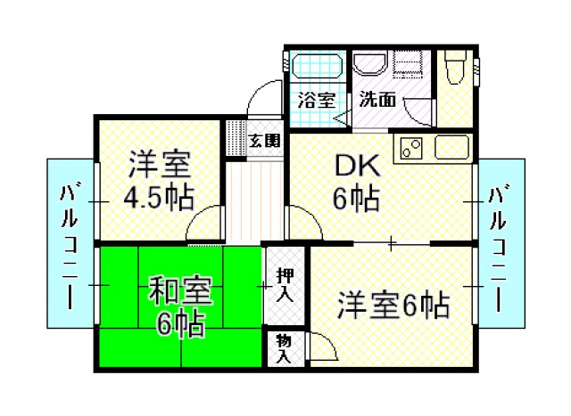 【間取り】 | ルミエール柏原